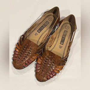 Vintage Leather Huaraches Women’s Size 7 Summer The Leather Collection